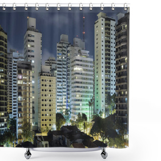 Personality  Sao Paulo At Night Shower Curtains