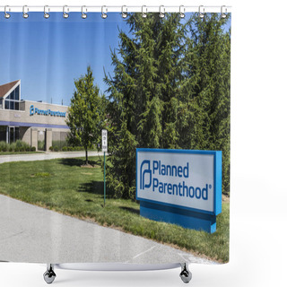 Personality  Indianapolis - Circa July 2017: Planned Parenthood Location. Planned Parenthood Provides Reproductive Health Services In The US VIII Shower Curtains