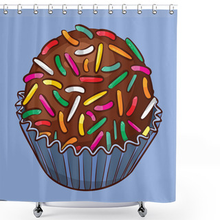 Personality  Brazilian Candy - Brigadeiro Shower Curtains