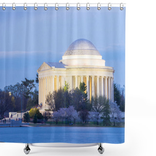 Personality  Thomas Jefferson Memorial Building Shower Curtains