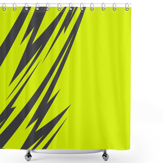 Personality  Abstract Spikes Background With Some Copy Space Area Shower Curtains