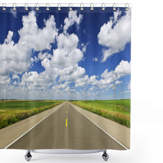 Personality  Prairie Highway Shower Curtains