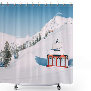 Personality  Cable Car Shower Curtains