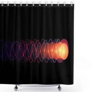 Personality  Energy Impulse Shower Curtains