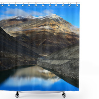 Personality  Mountain Pass Shower Curtains