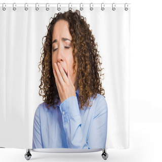 Personality  Sleepy Woman Shower Curtains