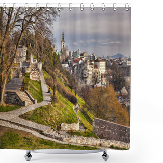 Personality  Belgrade Capital City Of Serbia Shower Curtains
