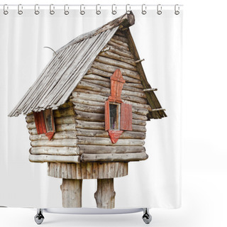 Personality  Fairy Witch House On Chicken Legs From Folklore, Isolated Shower Curtains