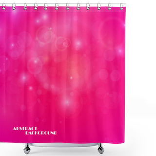 Personality  Abstract Colorful Frame Of Circles Shower Curtains