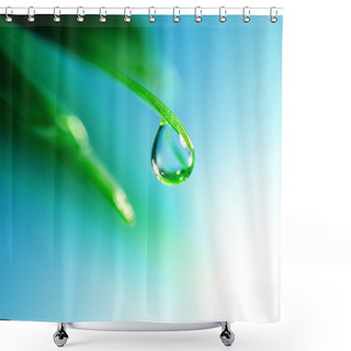 Personality  Shine Water Drop Shower Curtains