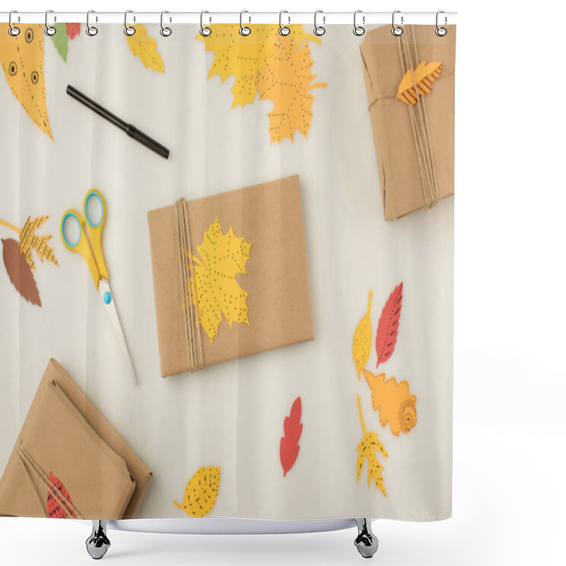 Personality  Handmade Wrapped Gifts Shower Curtains