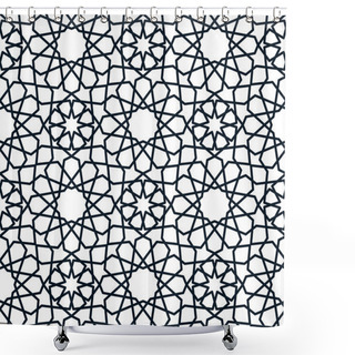 Personality  Arabic Seamless Pattern.  Shower Curtains