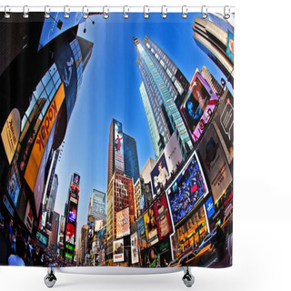 Personality  Times Square Is A Symbol Of New York City Shower Curtains