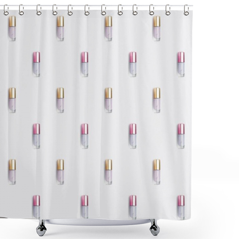 Personality  Nail Polishes Shower Curtains