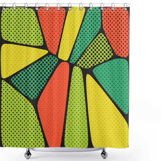 Personality  Vector Abstract Background, Vector Illustration Shower Curtains
