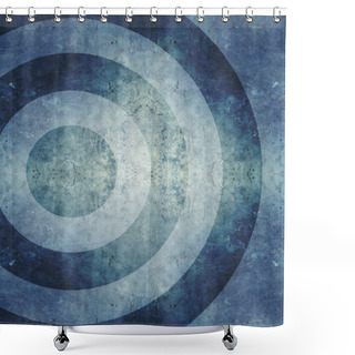 Personality  Abstract Grunge Target Shower Curtains