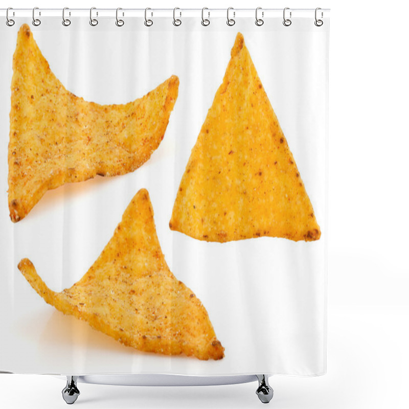 Personality  Nachos chips shower curtains