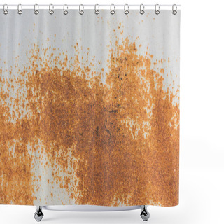 Personality  Rusty Metallic Background Shower Curtains