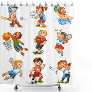 Personality  Child Participation In Sports Shower Curtains