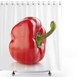 Personality  Fresh Red Paprika Shower Curtains