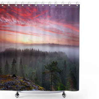 Personality  Early Summer Morning Dawn  Shower Curtains