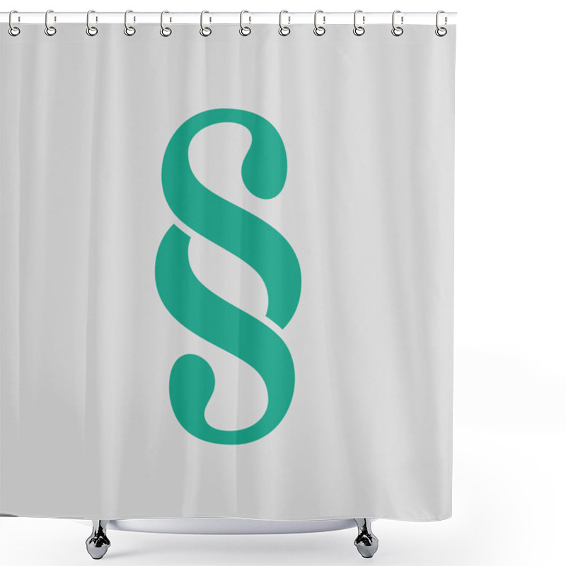 Personality  Paragraph Symbol Icon Shower Curtains