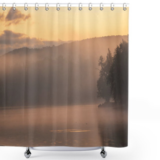 Personality  Ferry Park In Rocky Hill, CT At Sunrise  Shower Curtains