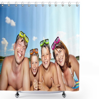 Personality  Summer Recreation Shower Curtains