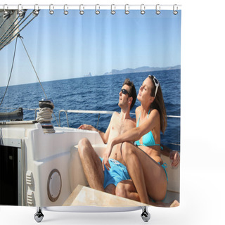 Personality  Beautiful Couple Relaxing Shower Curtains