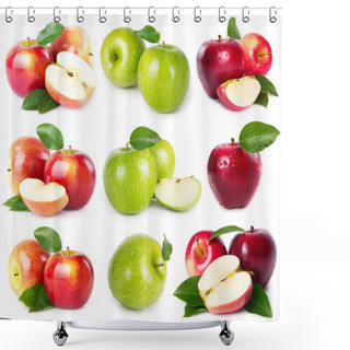 Personality  Fresh Apples Shower Curtains