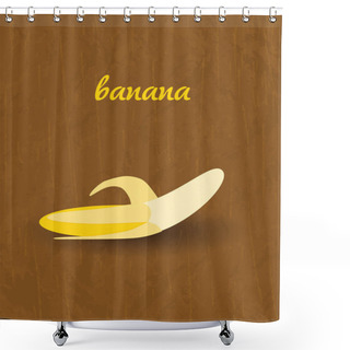 Personality  Banana Shower Curtains
