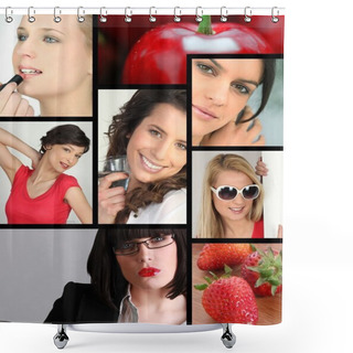Personality  Women And Beauty Shower Curtains