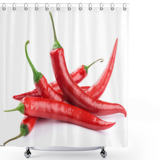 Personality  Chili Pepper Shower Curtains
