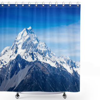 Personality  Majestic View Of Mount Cook Shower Curtains