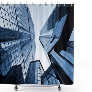 Personality  Business Building Shower Curtains