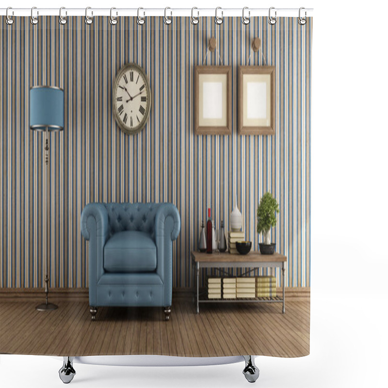 Personality  Retro Living room shower curtains