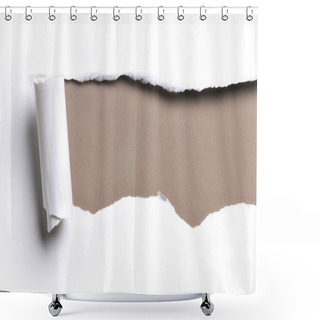 Personality  Ripped Paper Shower Curtains