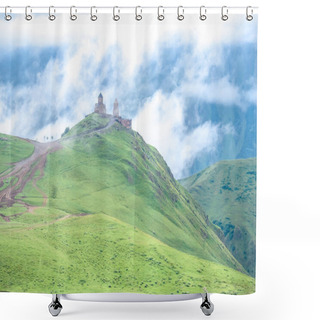 Personality  Trinity Church Shower Curtains