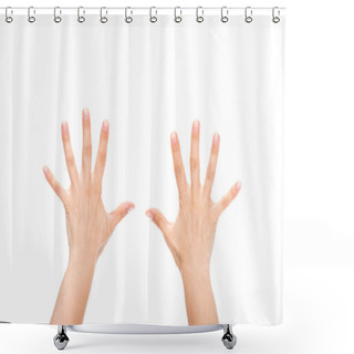Personality  Hands Shower Curtains