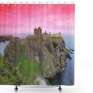 Personality  Dunnottar Castle, Scotland, UK Shower Curtains