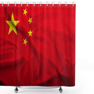 Personality  China Flag Shower Curtains