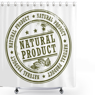 Personality  Natural Product Stamp Shower Curtains