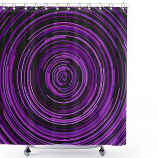 Personality  Circular Abstract Background From Concentric Half Circles Shower Curtains