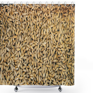 Personality  Full Frame Image Of Pile Of Grains Background  Shower Curtains