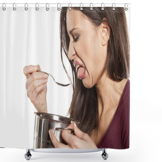 Personality  Smelly Food Shower Curtains