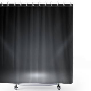 Personality  Dark Spotlight Room Background Shower Curtains