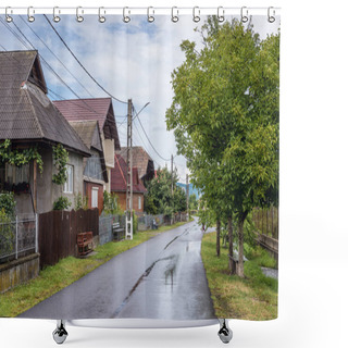 Personality  Sapanta Village In Romania Shower Curtains