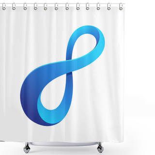 Personality  Unreal Symbol Of Infinity. Shower Curtains