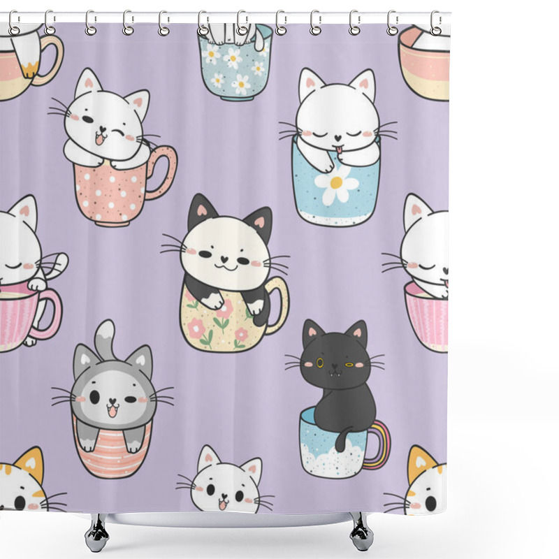 Personality  A Seamless Pattern That Can Be Used For Prints, Textiles, Designing And So Much More. The Only Limitation Is Your Imagination Shower Curtains
