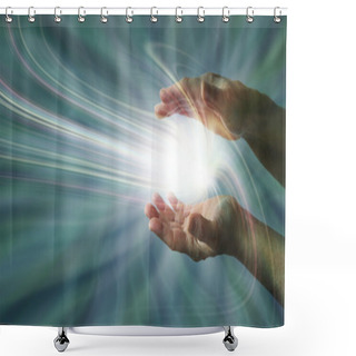 Personality  Sensing Supernatural Energy Shower Curtains